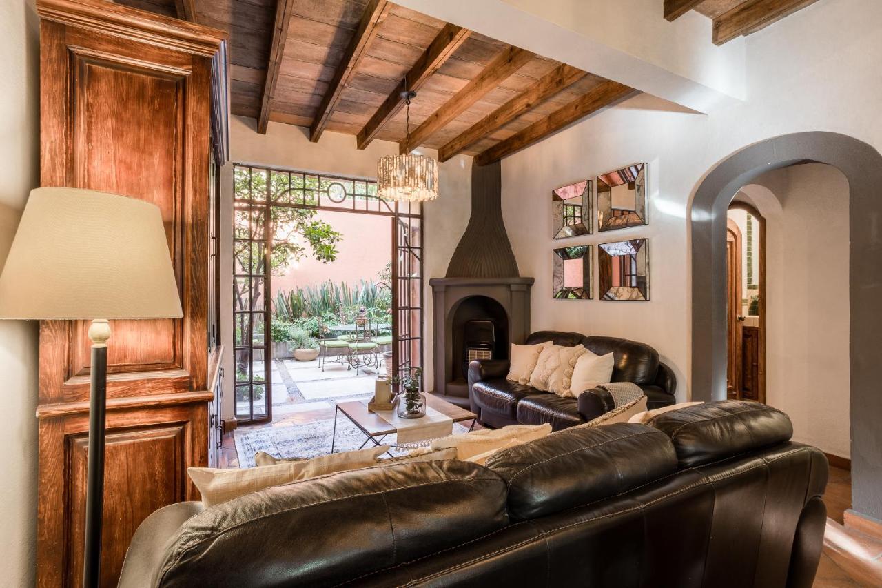 3Br Garden Home With Rooftop & Garage In Centro San Miguel De Allende Zewnętrze zdjęcie