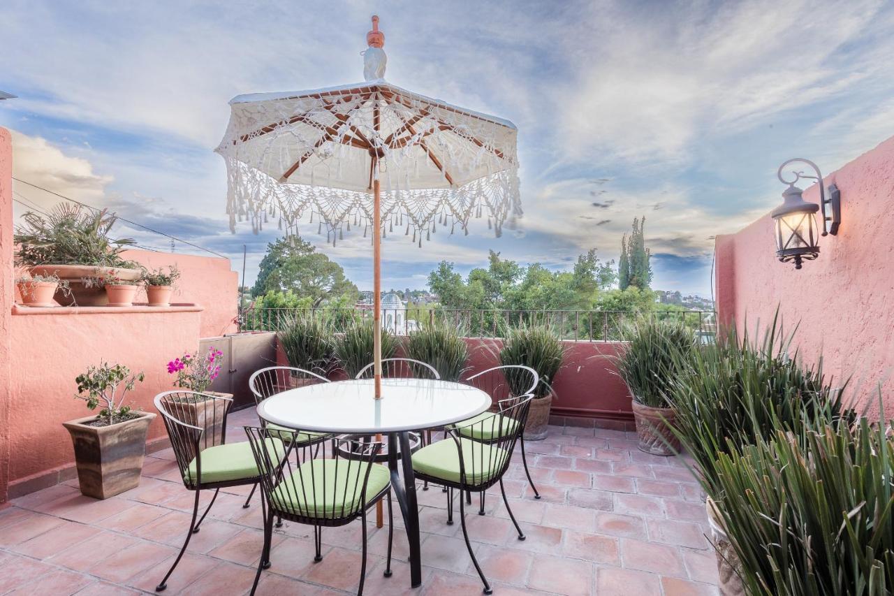 3Br Garden Home With Rooftop & Garage In Centro San Miguel De Allende Zewnętrze zdjęcie